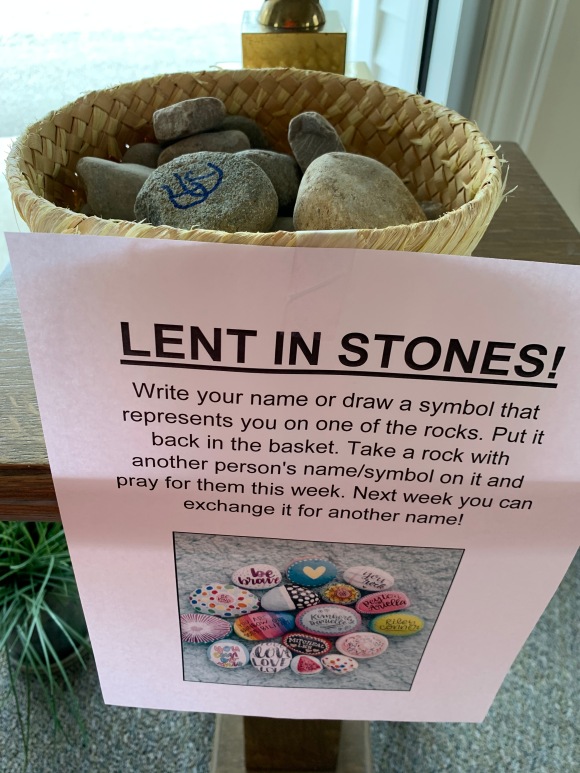 Lenten stones 2